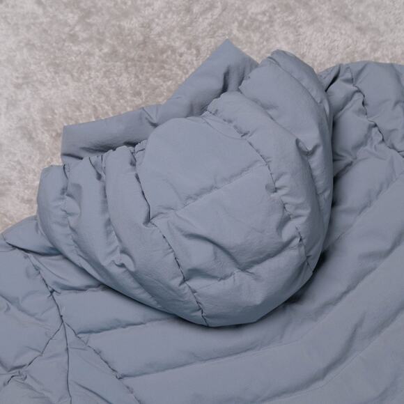 32 Degrees Heat Gray Hooded Puffer Jacket Coat Womens Size L - Picture 14 of 14